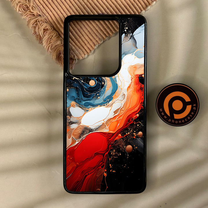 Motorola Edge 2025 - Liquid 2.0 Design 9 - Premium Metal Printed Soft Bumper Shock Proof Case
