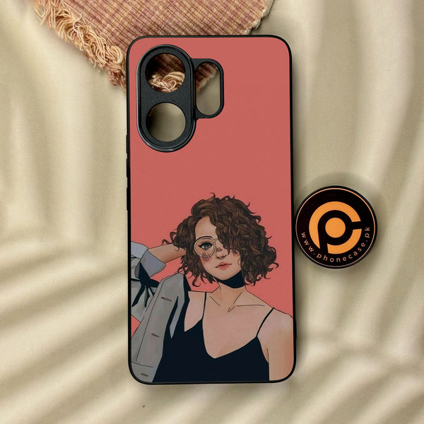 Vivo V60 - Anime Girls Design 6 - Premium Metal Printed Soft Bumper Shock Proof Case