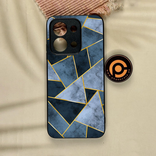 Xiaomi Redmi 15C - Geometric Design 3 - Premium Metal Printed Soft Bumper Shock Proof Case