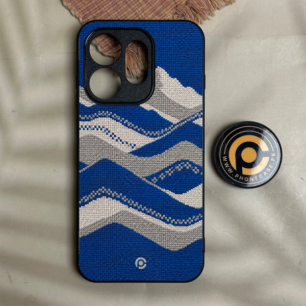Oneplus Nord 6 - Classic Weave Design 13 - Premium Metal Printed Soft Bumper Shock Proof Case