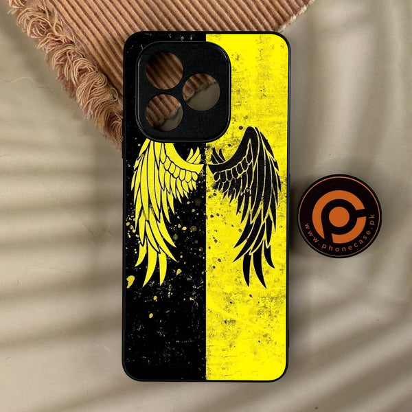 Honor X8d - Angel 2.0 Design 1 - Premium Metal Printed Soft Bumper Shock Proof Case