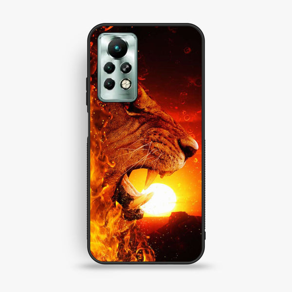 Infinix Note 11 Pro - Tiger Design 1 - Premium Metal Printed Soft Bumper Shock Proof Case
