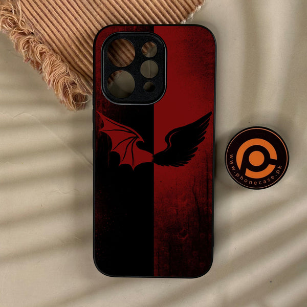 Vivo V70 - Angel 2.0 Design 6 - Premium Metal Printed Soft Bumper Shock Proof Case