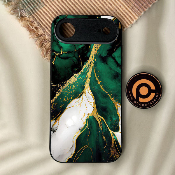 iPhone Air - Liquid Marble Design 7 - Premium Metal Printed Soft Bumper Shock Proof Case