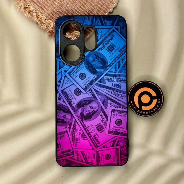Vivo V60 - Dollar Design 3 - Premium Metal Printed Soft Bumper Shock Proof Case