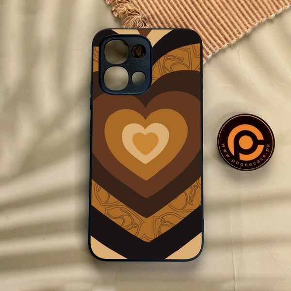 Oppo A6 Pro - Heart 2.0 Design 5 - Premium Metal Printed Soft Bumper Shock Proof Case