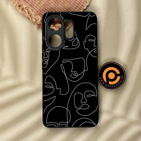 Vivo V60 - Girls Design 4 - Premium Metal Printed Soft Bumper Shock Proof Case