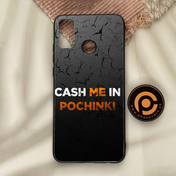 Honor 9X Lite - Cash Me - Premium Metal Printed Soft Bumper Shock Proof Case