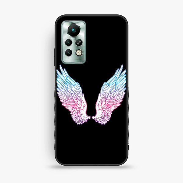 Infinix Note 11 Pro - Angel Wings Design 8 - Premium Metal Printed Soft Bumper Shock Proof Case