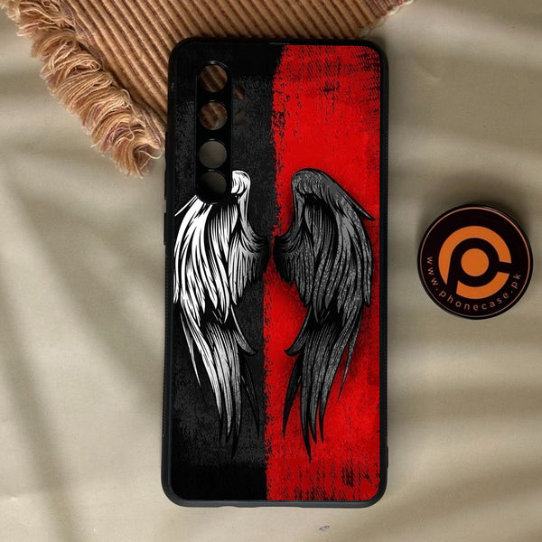Xiaomi Mi Note 10 Lite - Angel 2.0 Design 10 - Premium Metal Printed Soft Bumper Shock Proof Case