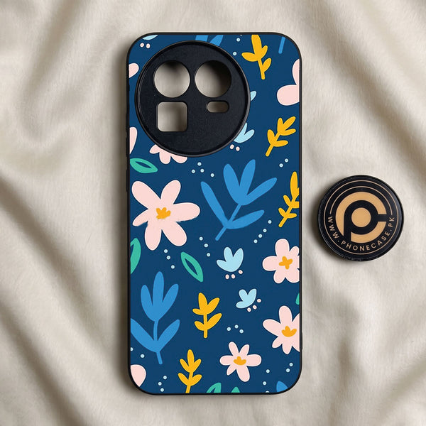Realme GT 8 - Colorful Flowers - Premium Metal Printed Soft Bumper Shock Proof Case