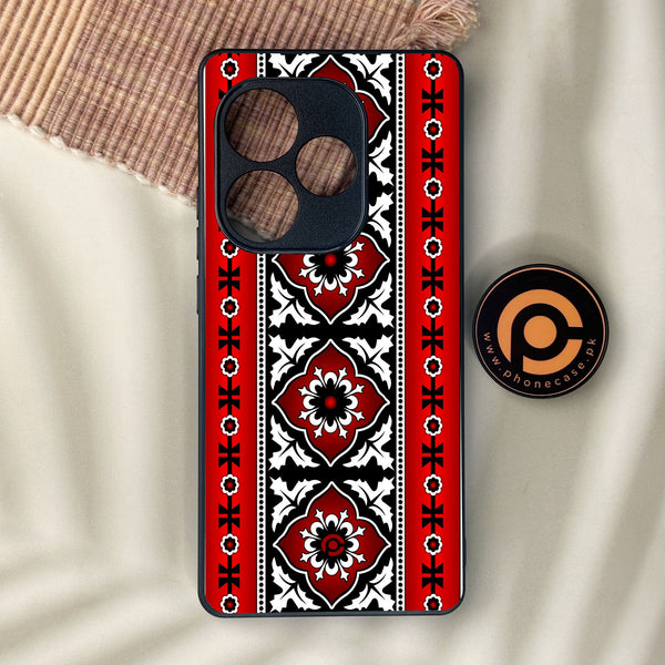 Realme GT 6 Ajrak 1 - Premium Metal Printed Soft Bumper Shock Proof Case