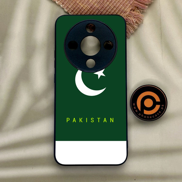 Honor x9d - Pakistan Design 5 - Premium Metal Printed Soft Bumper Shock Proof Case