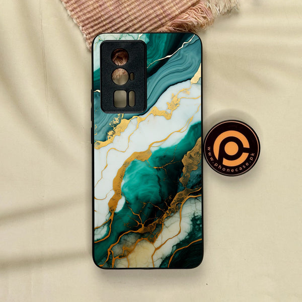 Xiaomi Redmi K60 Pro - Liquid Design 3 - Premium Metal Printed Soft Bumper Shock Proof Case