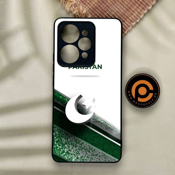 Realme 15 - Pakistani Flag Design 10 - Premium Metal Printed Soft Bumper Shock Proof Case