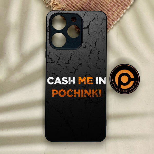 Realme Note 70 - Cash Me - Premium Metal Printed Soft Bumper Shock Proof Case