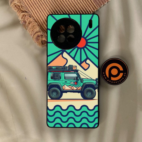 Vivo X90s - Suzuki Jimny Design - Premium Metal Printed Soft Bumper Shock Proof Case