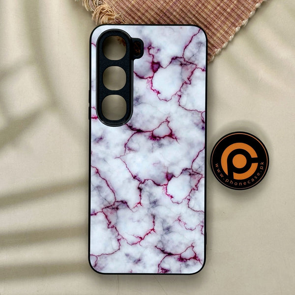 Vivo Y21d - White Design 1 - Premium Metal Printed Soft Bumper Shock Proof Case