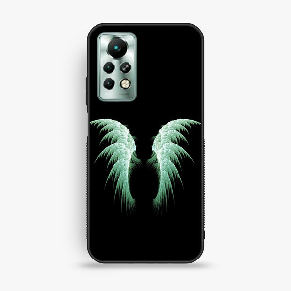 Infinix Note 11 Pro - Angel Wings Design 5 - Premium Metal Printed Soft Bumper Shock Proof Case