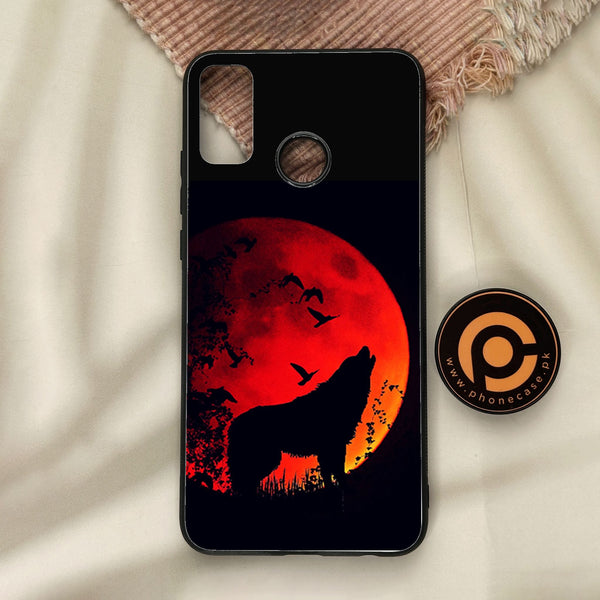 Honor 9X Lite - Wolf Design 1 - Premium Metal Printed Soft Bumper Shock Proof Case