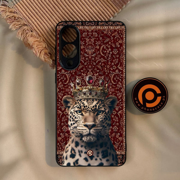 Galaxy S25 Edge - Leopard - Premium Metal Printed Soft Bumper Shock Proof Case