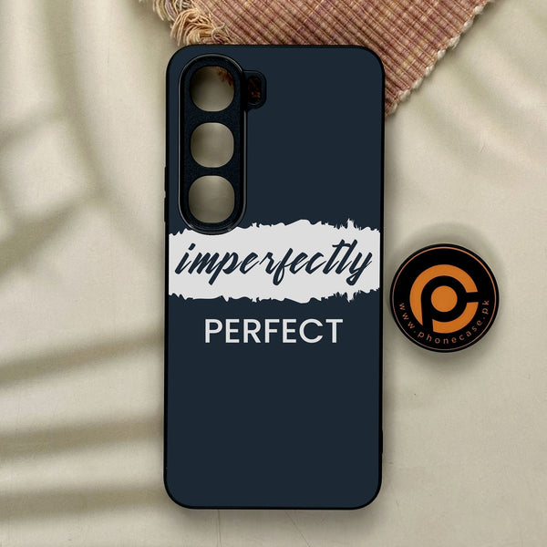 Vivo Y21d - Imperfectly - Premium Metal Printed Soft Bumper Shock Proof Case