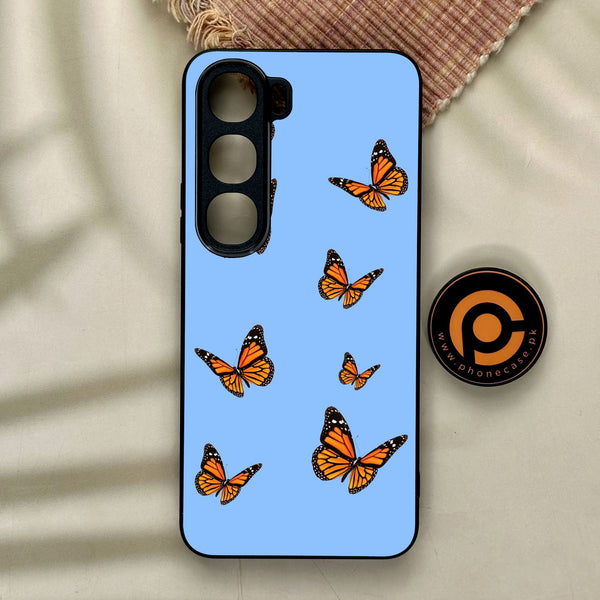 Vivo Y21d - Butterflies Design 3 - Premium Metal Printed Soft Bumper Shock Proof Case