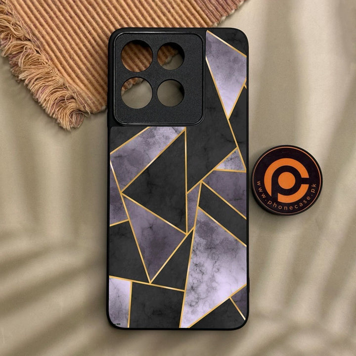 Motorola Moto G56 - Geometric Design 8 - Premium Metal Printed Soft Bumper Shock Proof Case