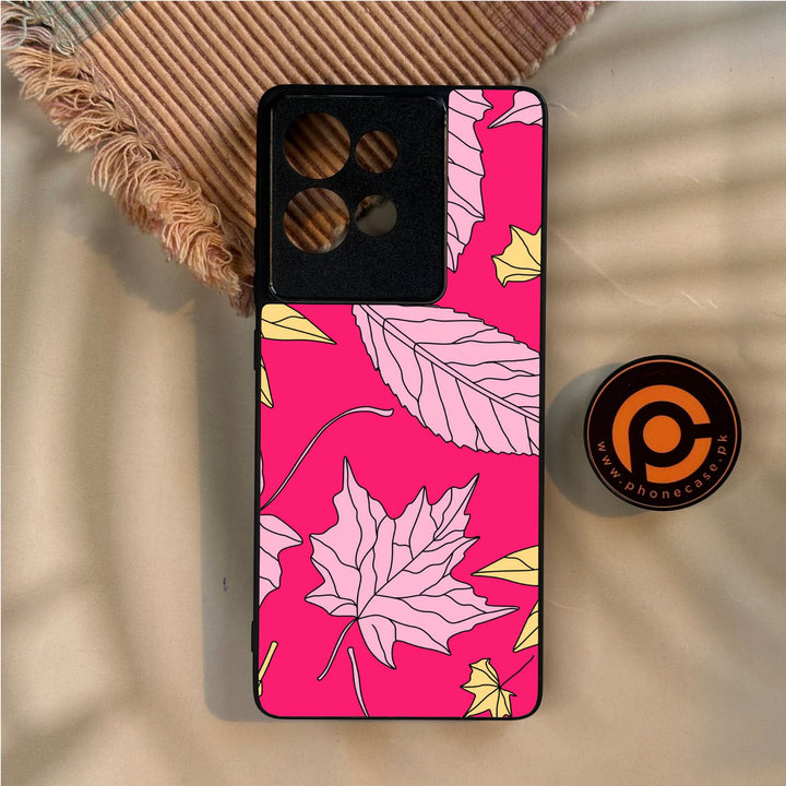 Motorola Edge 50 - Floral Series Design 6 - Premium Metal Printed Soft Bumper Shock Proof Case