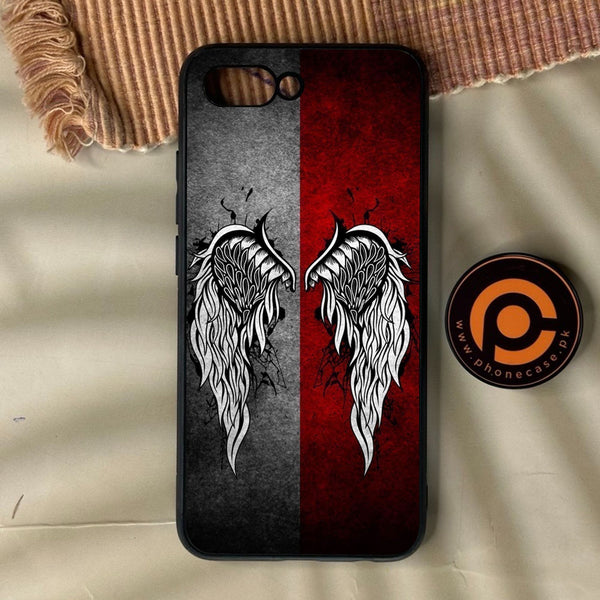Huawei Honor 10 - Angel Wings Design 2 - Premium Metal Printed Soft Bumper Shock Proof Case
