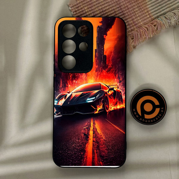 Realme C85 Pro - Racing Design 1 - Premium Metal Printed Soft Bumper Shock Proof Case