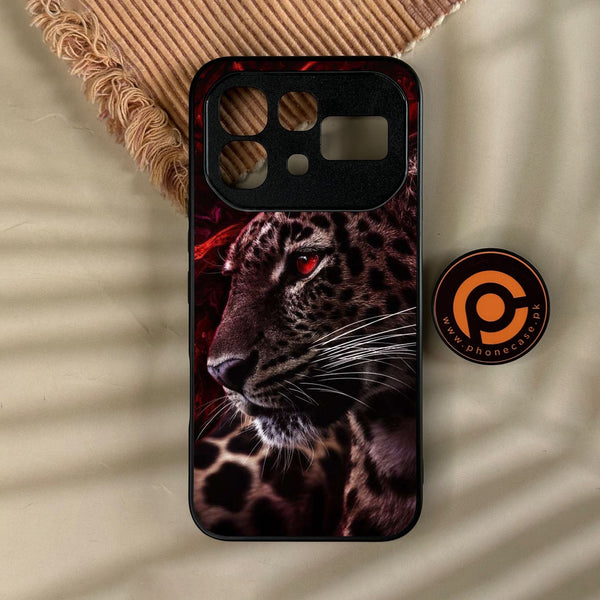 Infinix Note 60 - Tiger Design 5 - Premium Metal Printed Soft Bumper Shock Proof Case