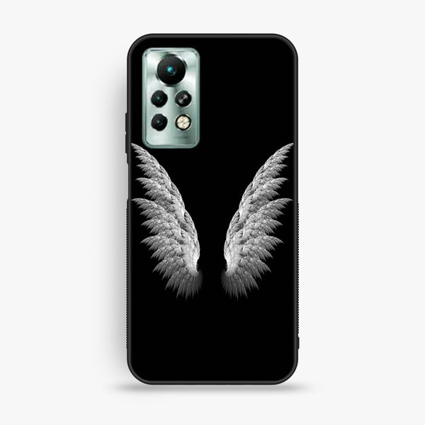 Infinix Note 11 Pro - Angel Wings Design 6 - Premium Metal Printed Soft Bumper Shock Proof Case