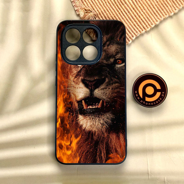 Xiaomi 15T - Tiger Design 2 - Premium Metal Printed Soft Bumper Shock Proof Case