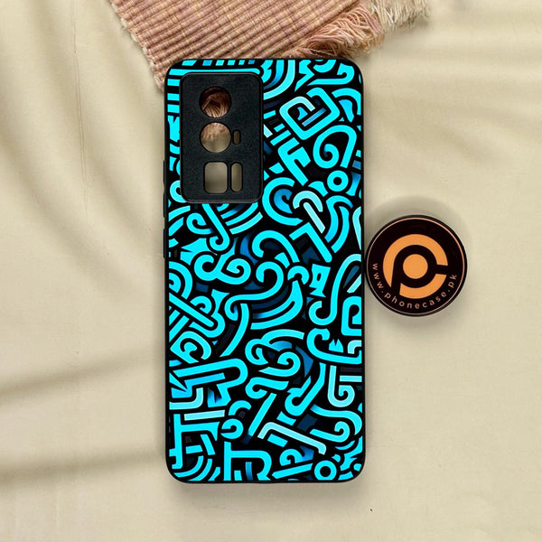 Xiaomi Redmi K60 Pro - Doodle Design - Premium Metal Printed Soft Bumper Shock Proof Case