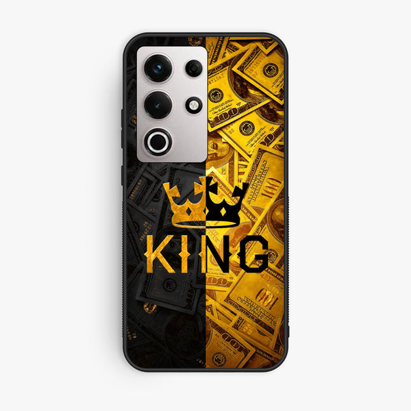 Itel S25 Ultra - King Design 9 - Premium Metal Printed Soft Bumper Shock Proof Case