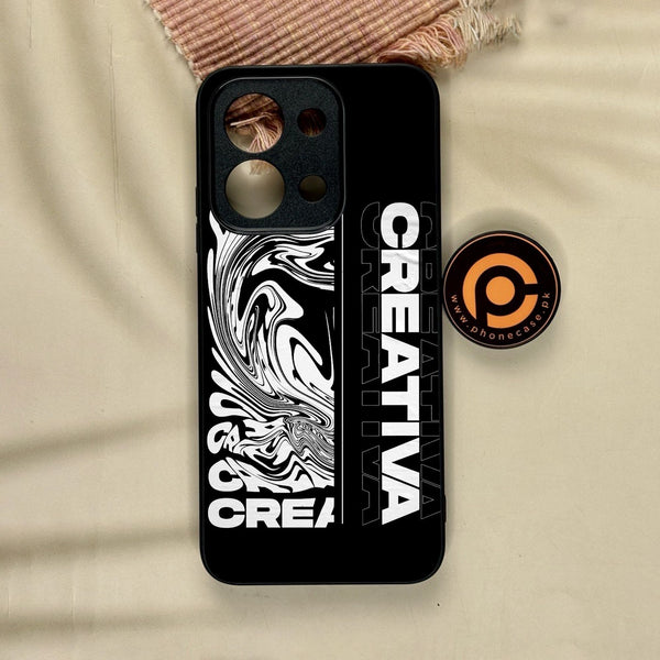 Xiaomi Redmi 15C - Creative - Premium Metal Printed Soft Bumper Shock Proof Case