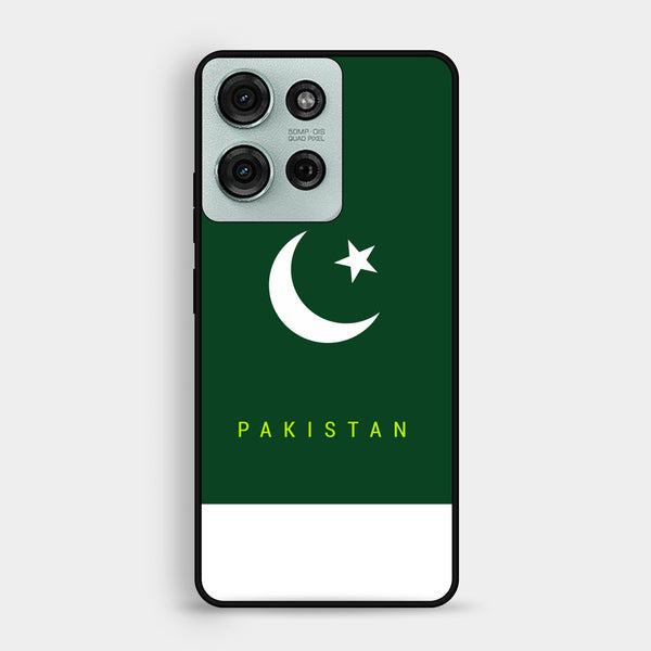 Motorola Moto G75 - Pakistan Design 5 - Premium Metal Printed Soft Bumper Shock Proof Case