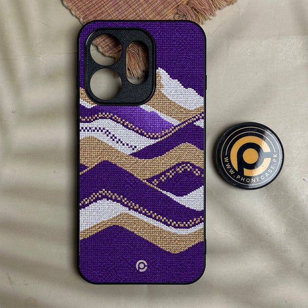 Oneplus Nord 6 - Classic Weave Design 14 - Premium Metal Printed Soft Bumper Shock Proof Case