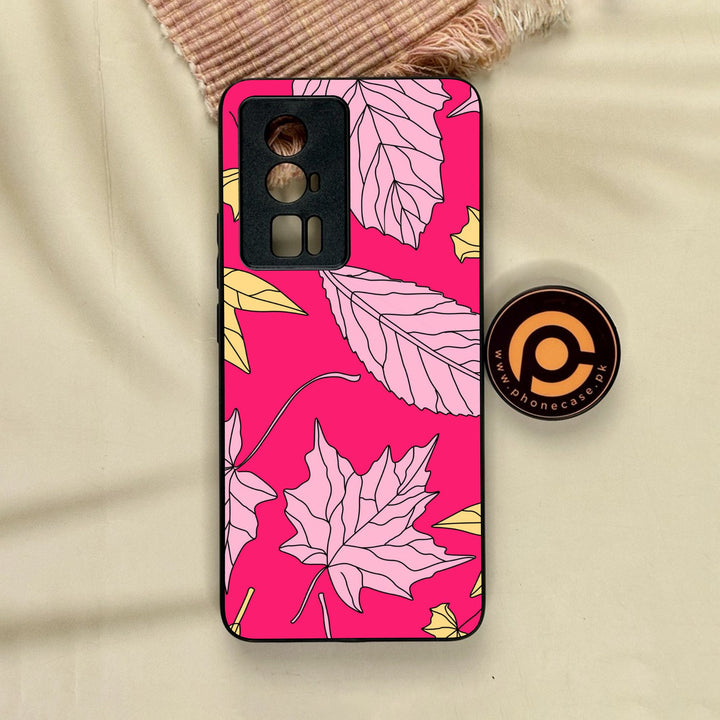 Xiaomi Poco F5 Pro - Floral Series Design 6 - Premium Metal Printed Soft Bumper Shock Proof Case