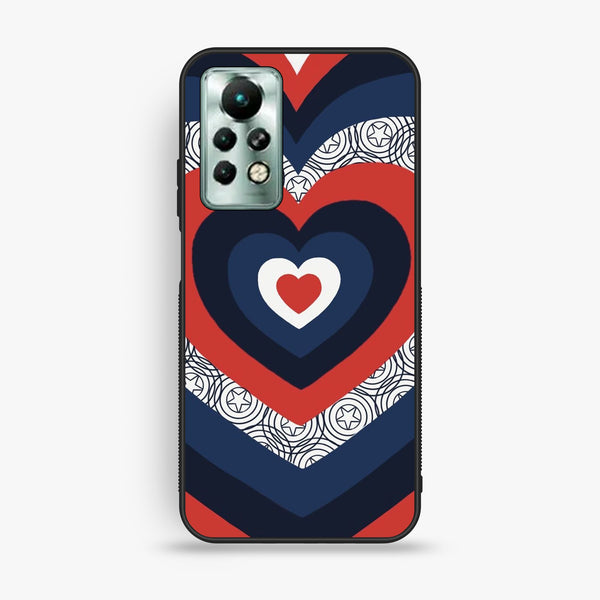 Infinix Note 11 Pro - Heart 2.0 Design 3 - Premium Metal Printed Soft Bumper Shock Proof Case