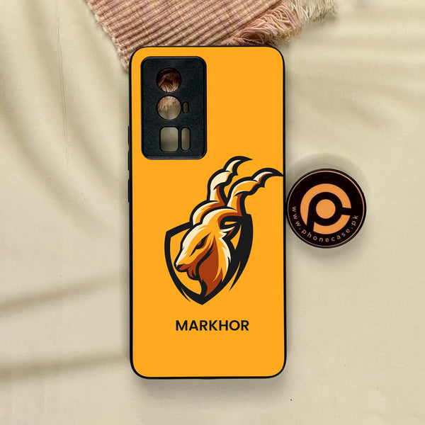 Xiaomi Redmi K60 Pro - Markhor Design 7 - Premium Metal Printed Soft Bumper Shock Proof Case