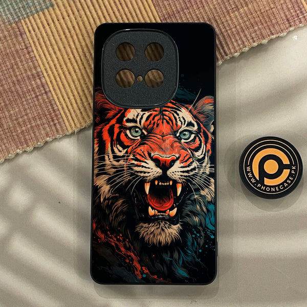 iQOO Z10 Turbo Pro - Tiger 2.0 Design 3 - Premium Metal Printed Soft Bumper Shock Proof Case