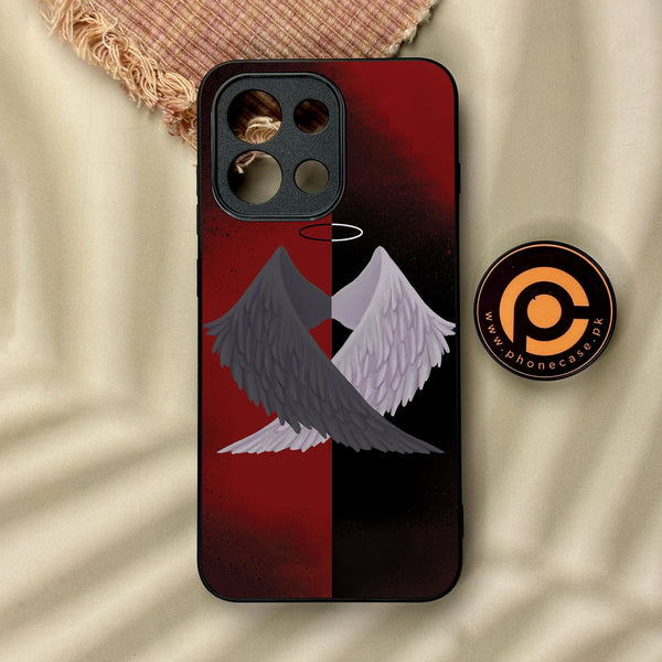 OnePlus 13T - Angel 2.0 Design 7 - Premium Metal Printed Soft Bumper Shock Proof Case