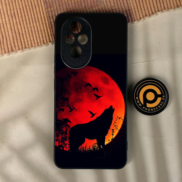 Honor 200 - Wolf Design 1 - Premium Metal Printed Soft Bumper Shock Proof Case