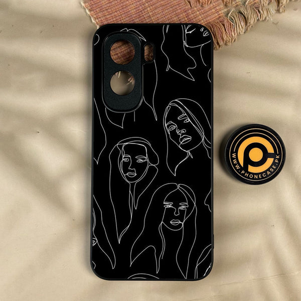 iQoo Z11 - Girls Design 8 - Premium Metal Printed Soft Bumper Shock Proof Case