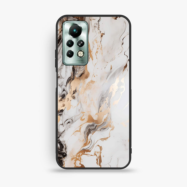 Infinix Note 11 Pro - Liquid Marble Design 1 - Premium Metal Printed Soft Bumper Shock Proof Case