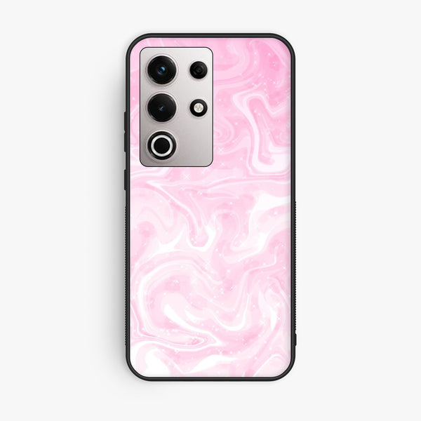 Itel S25 Ultra - Pink Design 9 - Premium Metal Printed Soft Bumper Shock Proof Case