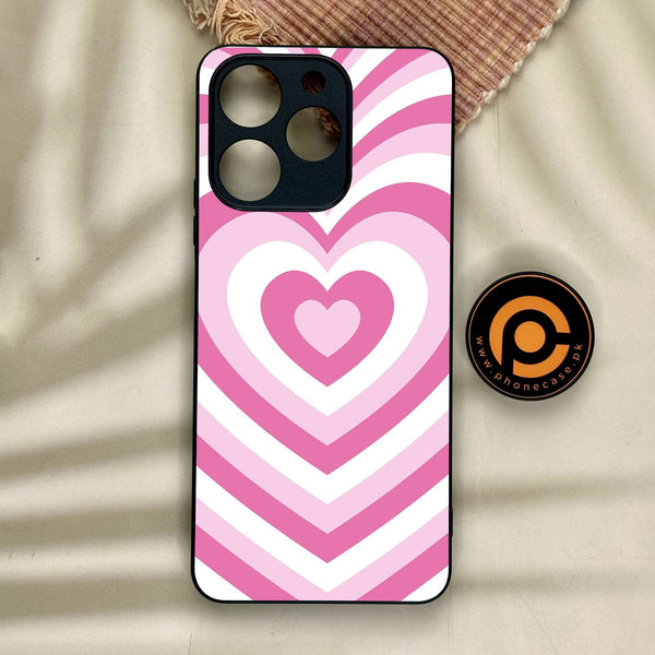 Realme Note 70 - Heartbeat Design 3 - Premium Metal Printed Soft Bumper Shock Proof Case