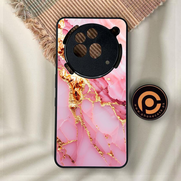 Nothing Phone 3a Pro - Pink Marble 2.0 Design 6 - Premium Metal Printed Soft Bumper Shock Proof Case